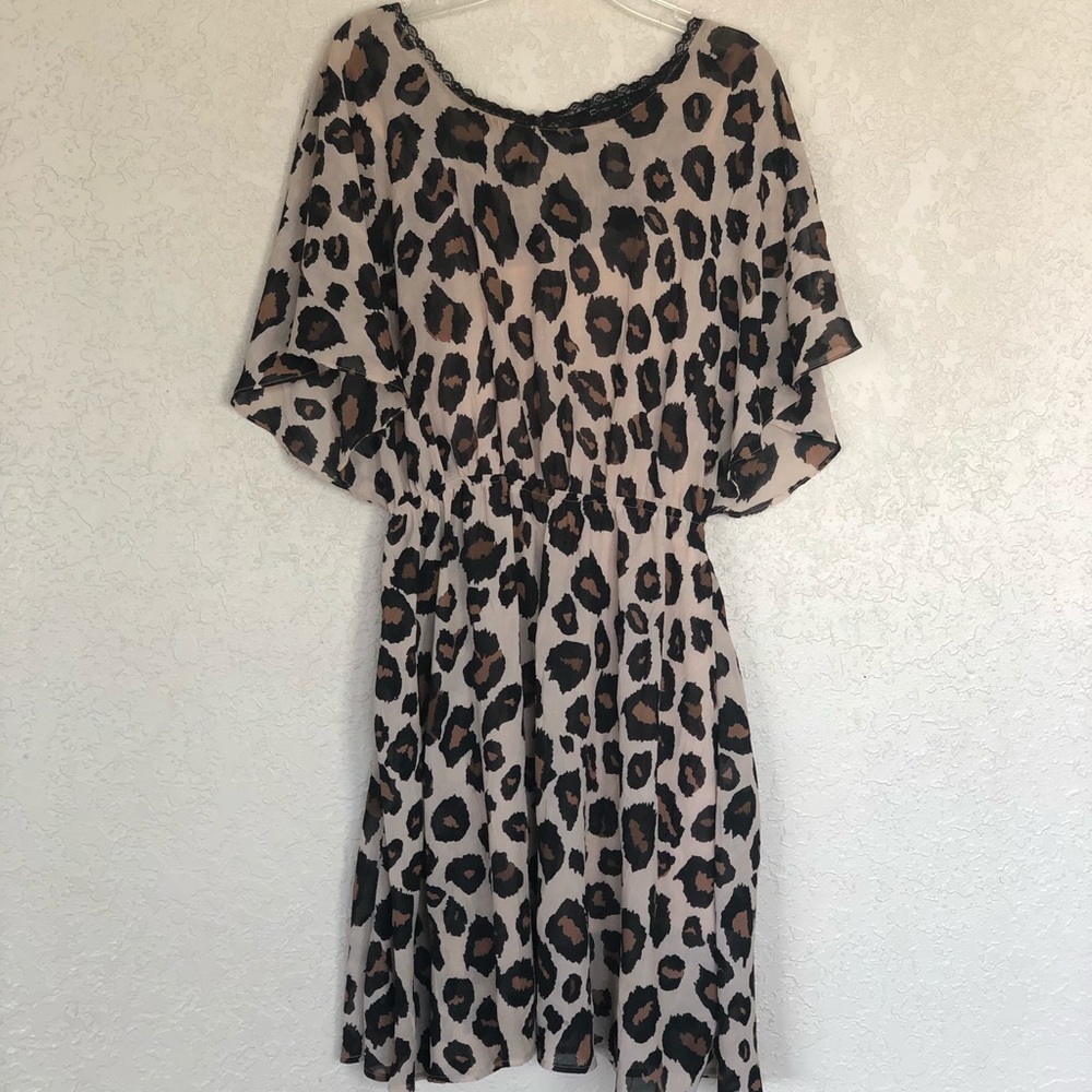 Leopard print dress